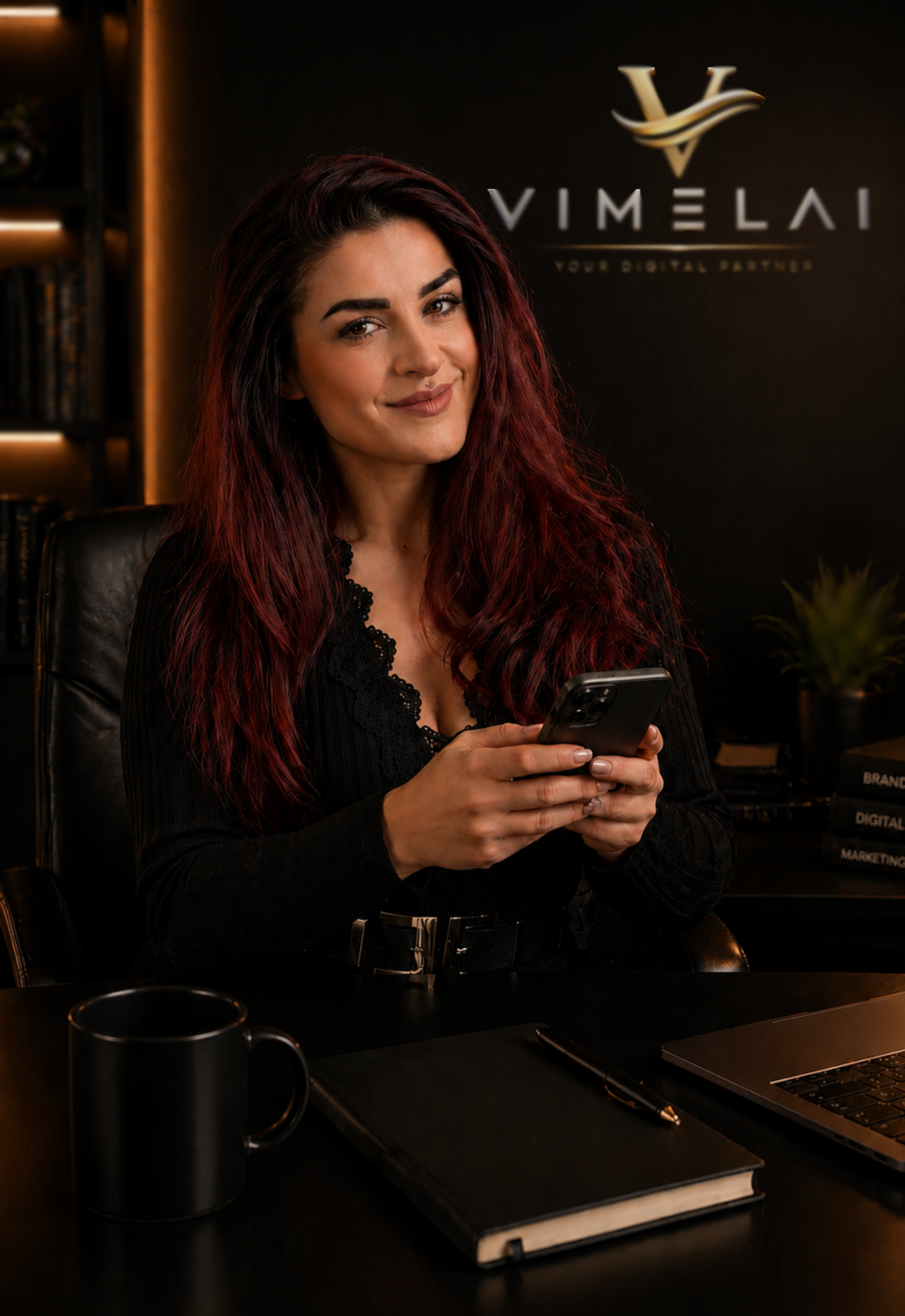Online επικοινωνία με τη Vimelai για website και branding