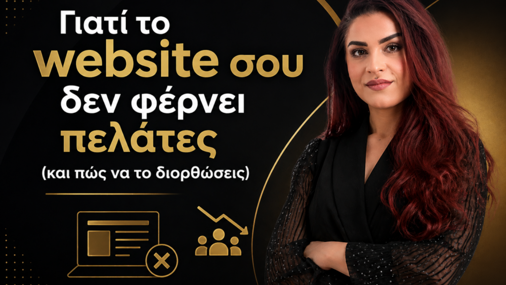 Επιχειρηματίας μπροστά από website που δεν έχει conversions