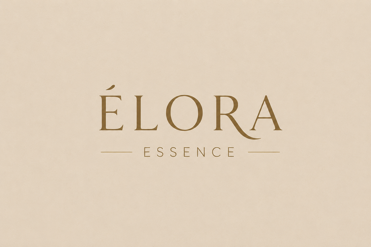 Elora Essence luxury logo design