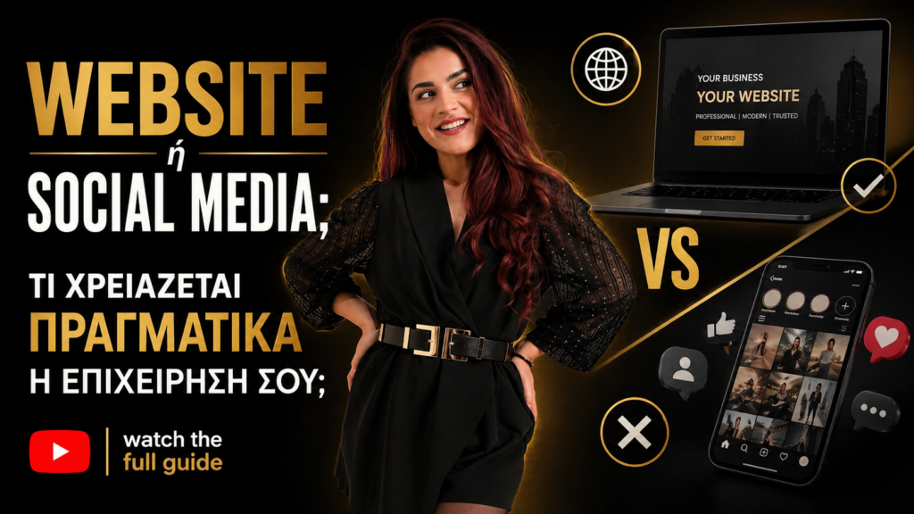 Σύγκριση website και social media για επιχειρήσεις με στόχο την επιλογή της σωστής στρατηγικής